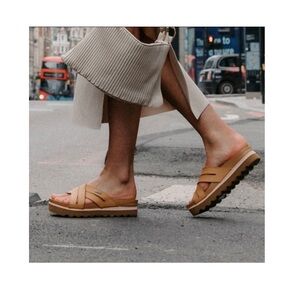 LIKE NEW Reef Kaia cross cross slide sandals